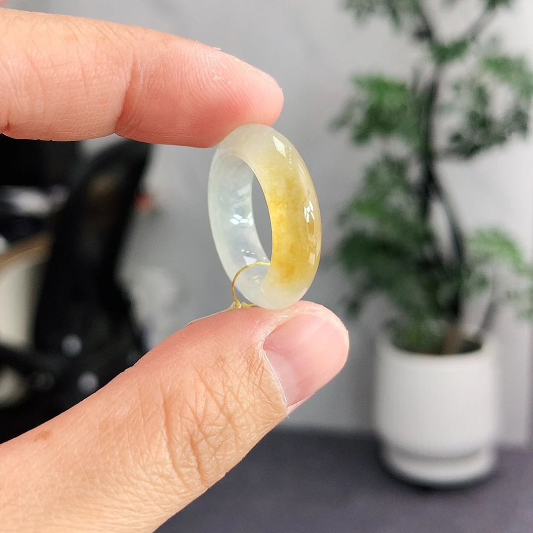 翡翠未镶嵌戒指10-11号