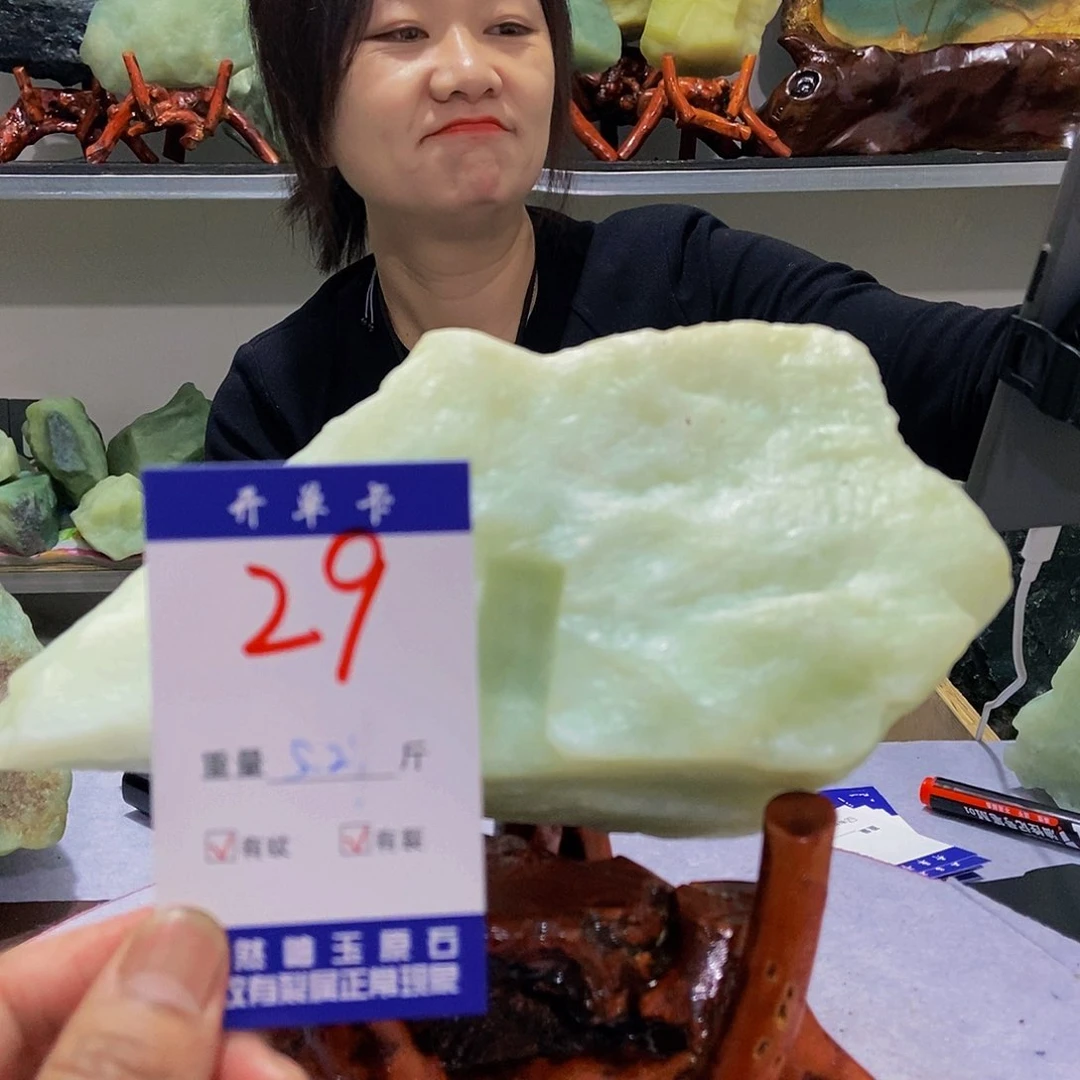 蛇纹石玉原石未镶嵌T**g