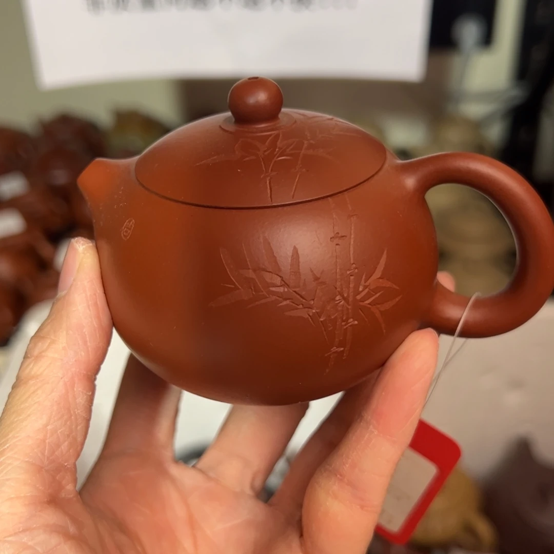 紫砂茶壶宜兴紫砂壶朱泥