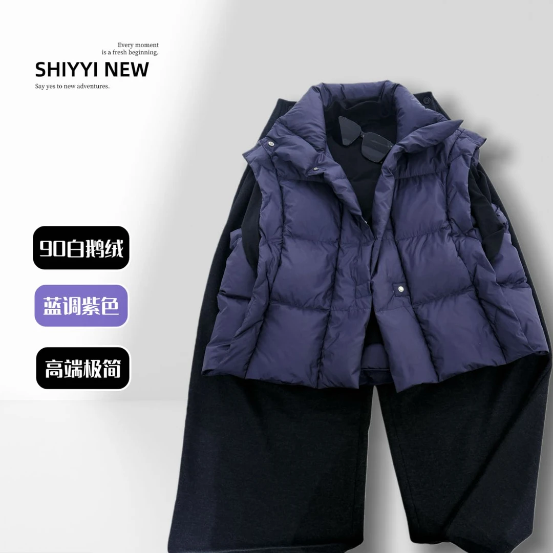 【SHIYYI】亲子轻薄羽绒背心秋冬三防马甲防水防污升级羽绒服