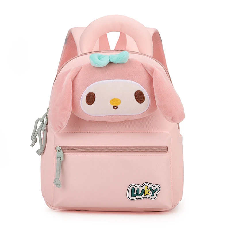 新款美乐蒂书包女孩3-5岁幼儿园小中班轻便护脊男童带胸扣双肩包