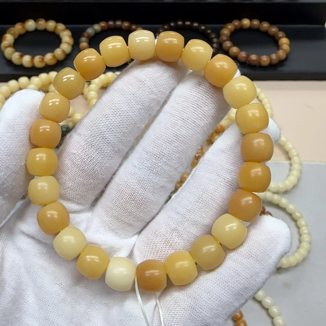 手串菩提根/象牙果9*10 精工 10年 鼓珠