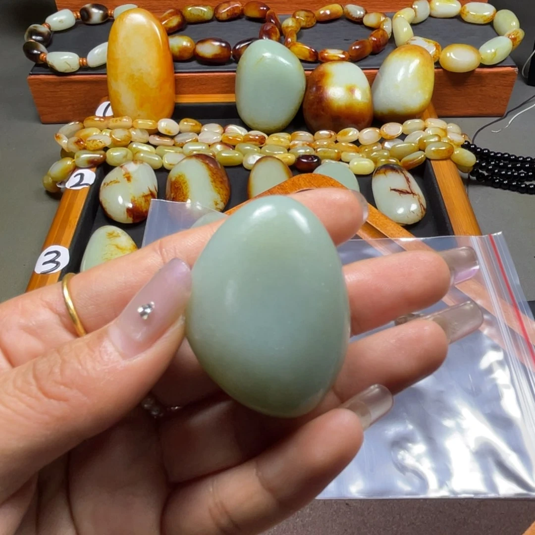 颈饰未镶嵌和田玉5**u