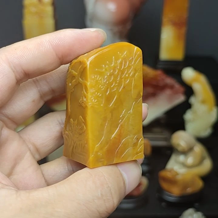老挝石老挝北部田黄石