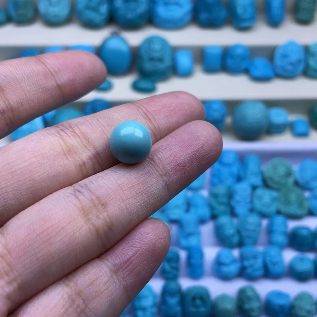 未镶嵌绿松石珠宝奇石