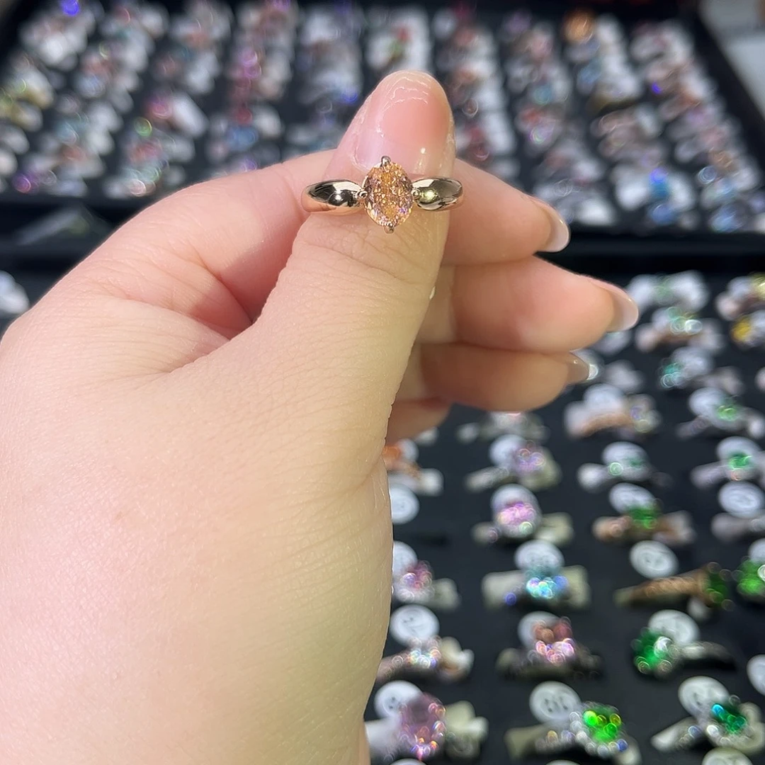 莫桑石非金属BY K枚苍穹恰色冰花鸽子蛋-15