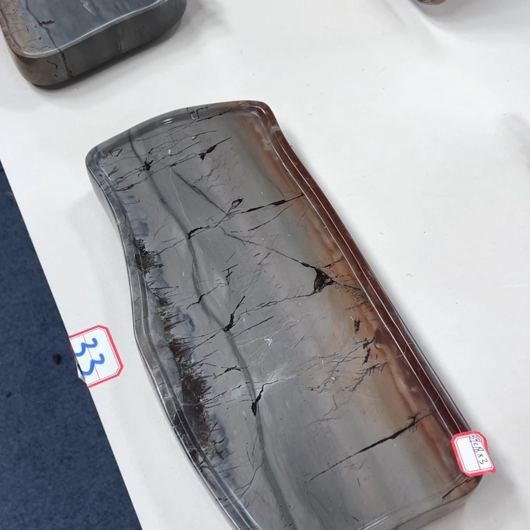 广西石天然国画石干泡台