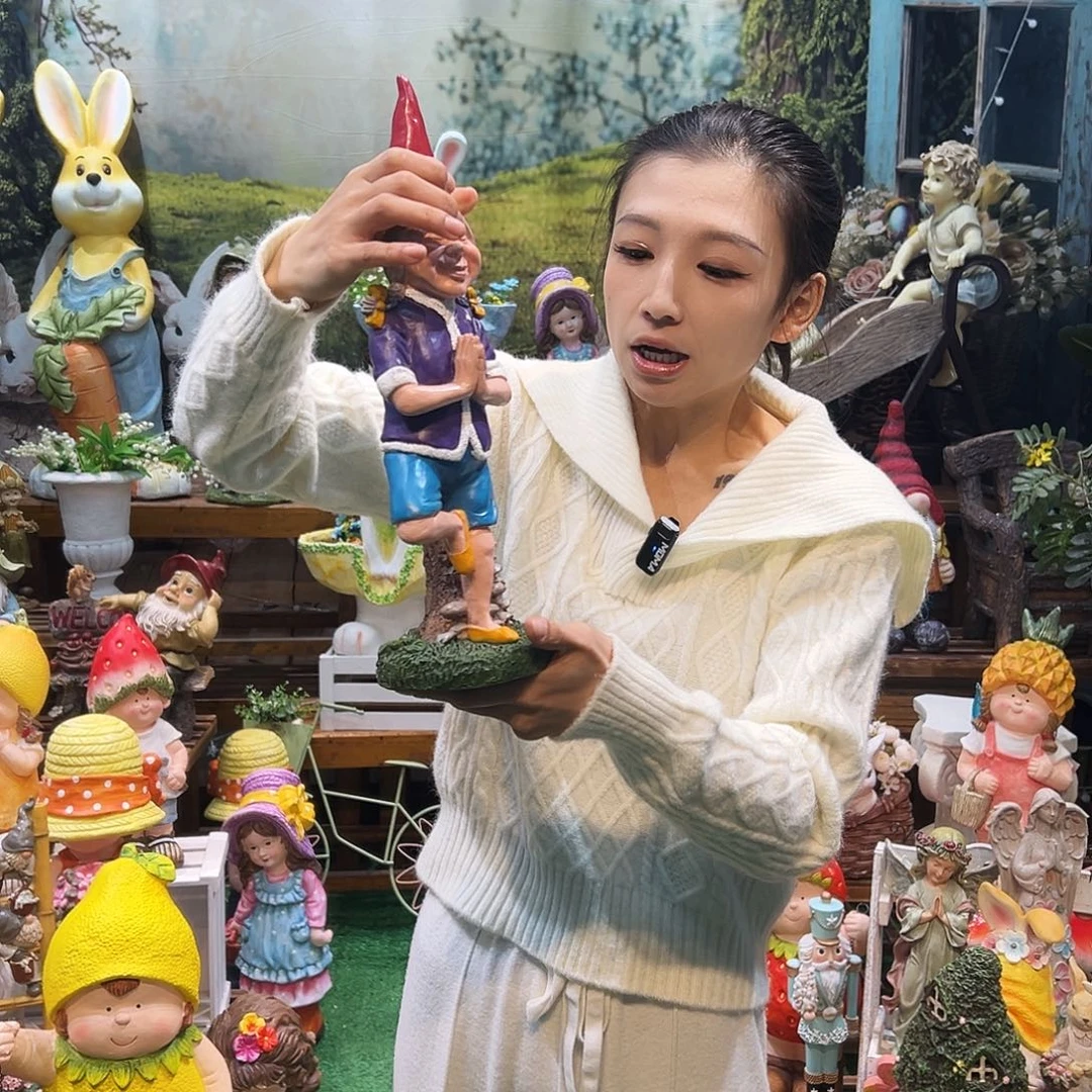 花园摆件红红火火