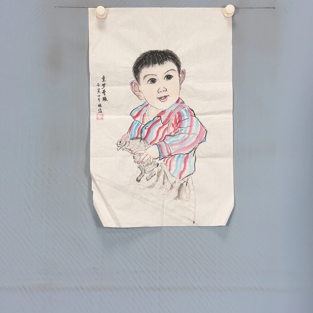 国画1382 牡丹仙子好可爱