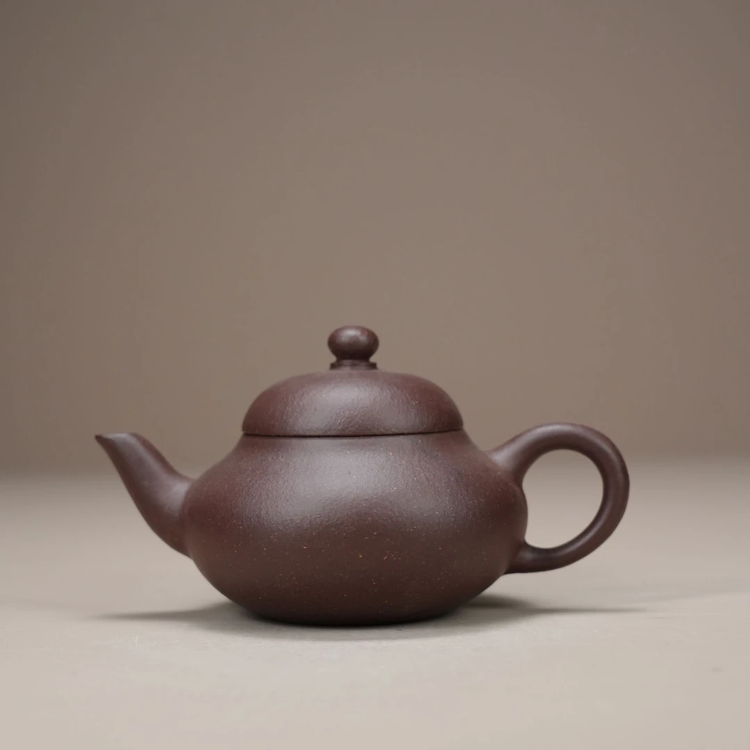 A660908 梨形壶 紫砂壶 紫玉金砂 10