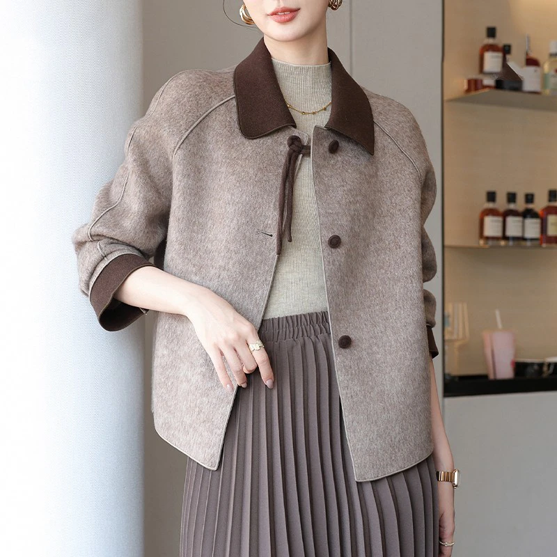 2025年秋季新款时尚气质妈妈装外套上衣百搭优雅显瘦高档洋气女装