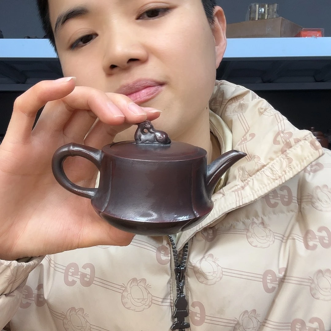 紫砂茶壶民间手艺人全手工制作