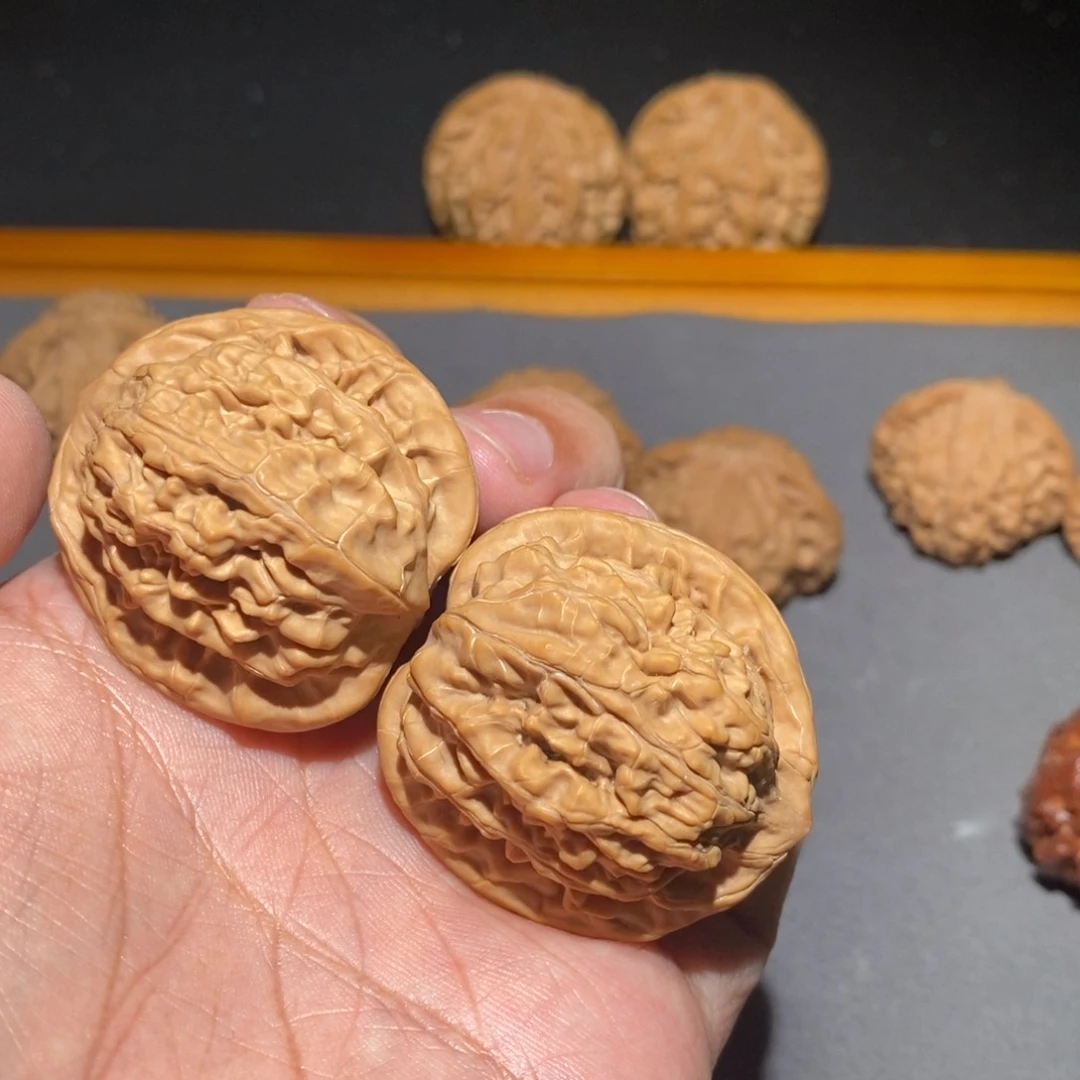 夜***灯文玩核桃吊坠40望月全品