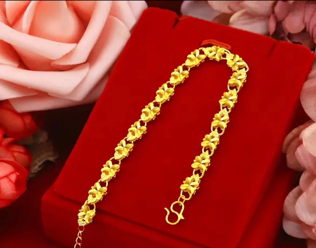 S041-精工复古四叶草手链