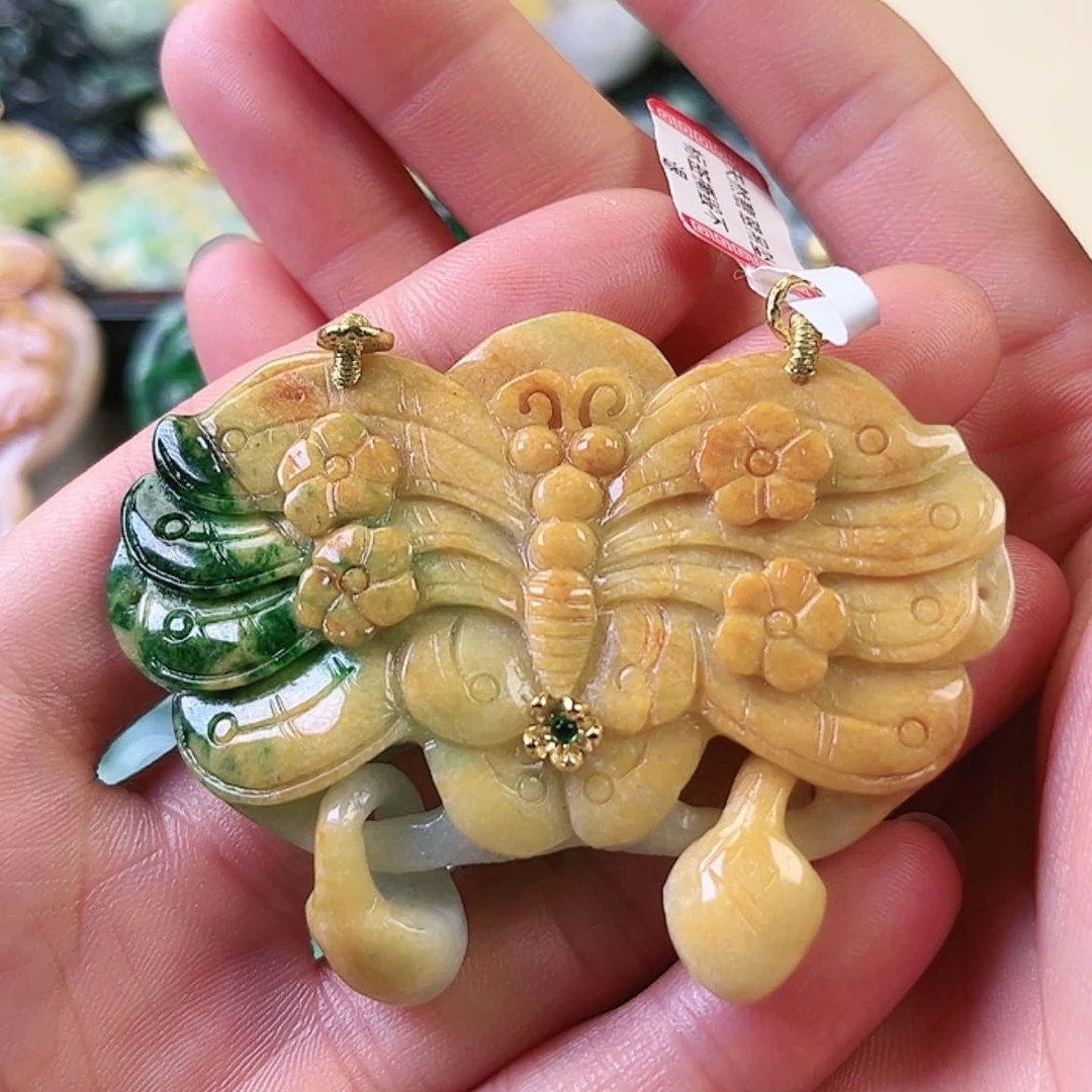 【闪购商品】翡翠颈饰未镶嵌挂件