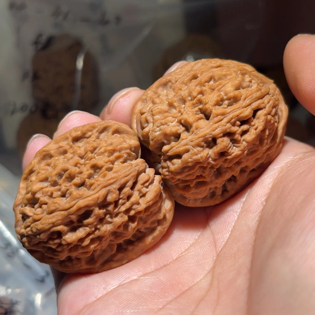 聚***星文玩核桃吊坠38南疆石核桃