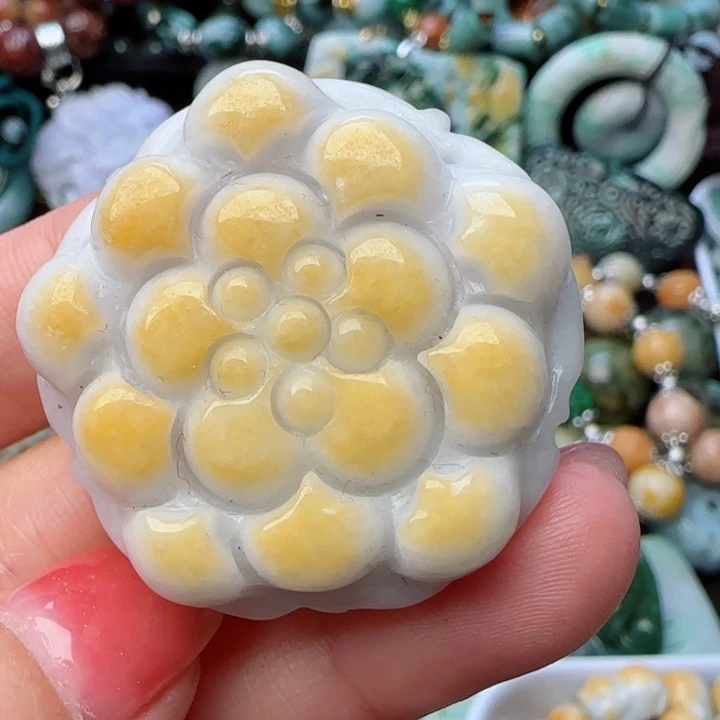 翡翠颈饰未镶嵌天然A货91