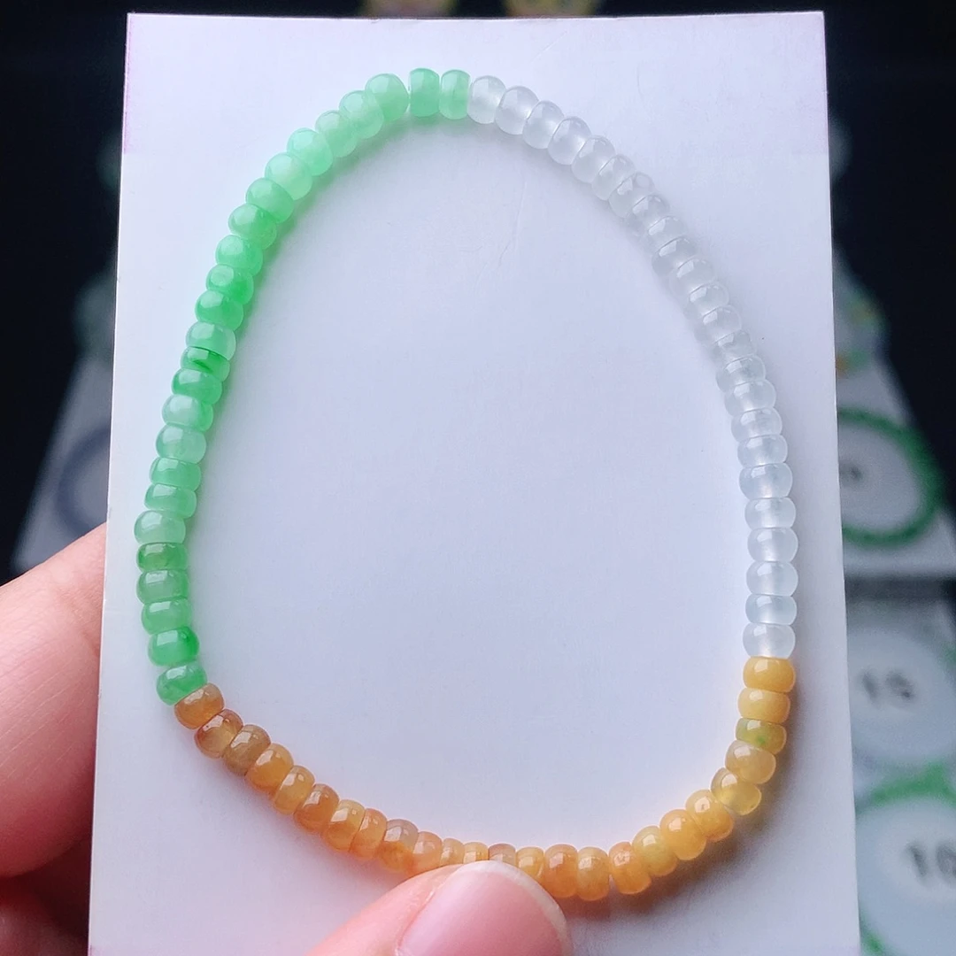 翡翠未镶嵌手链翡翠