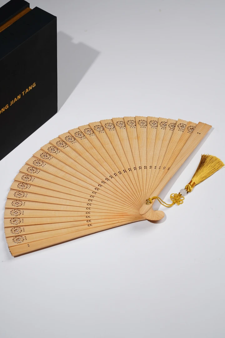 太行崖柏苏工扇子180mm