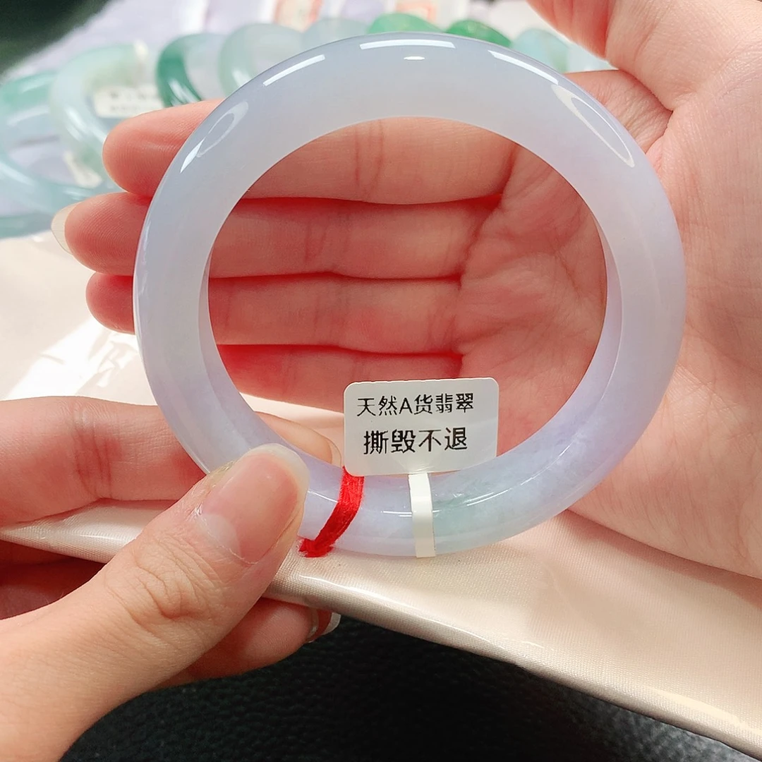翡翠手镯未镶嵌缅甸天然a货翡翠59