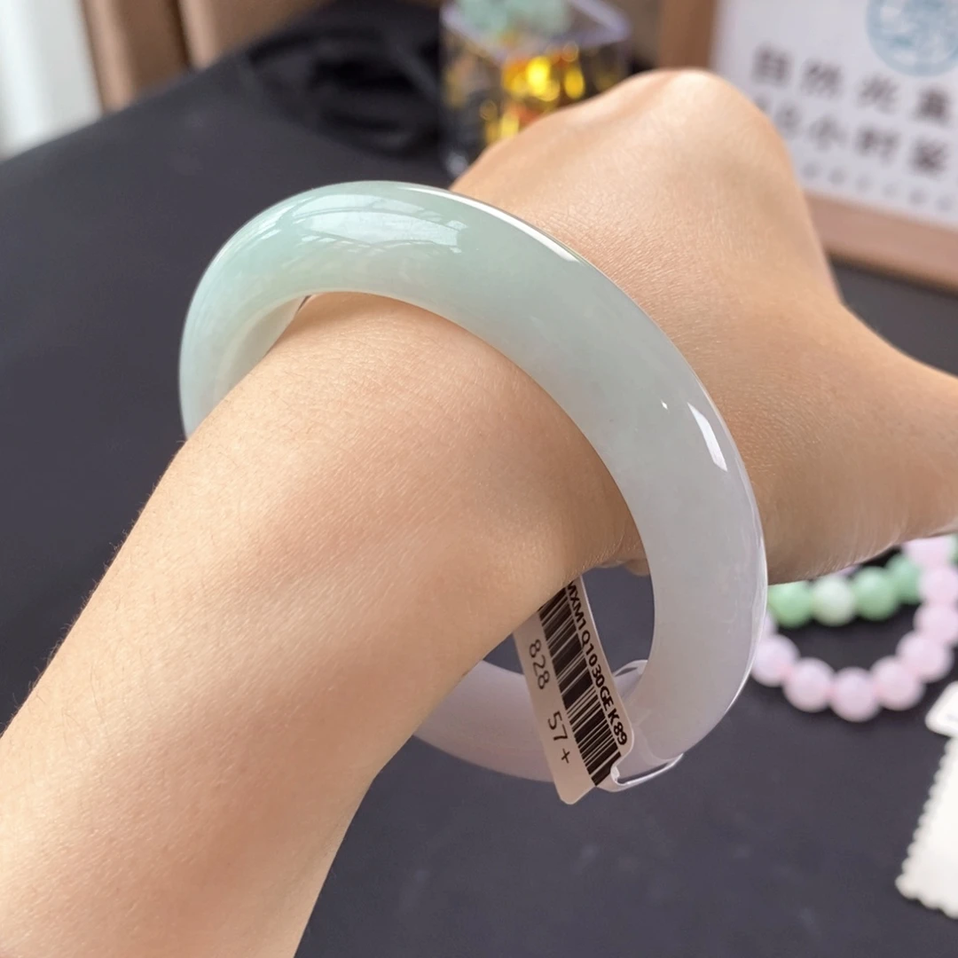 未镶嵌手镯翡翠细糯化57