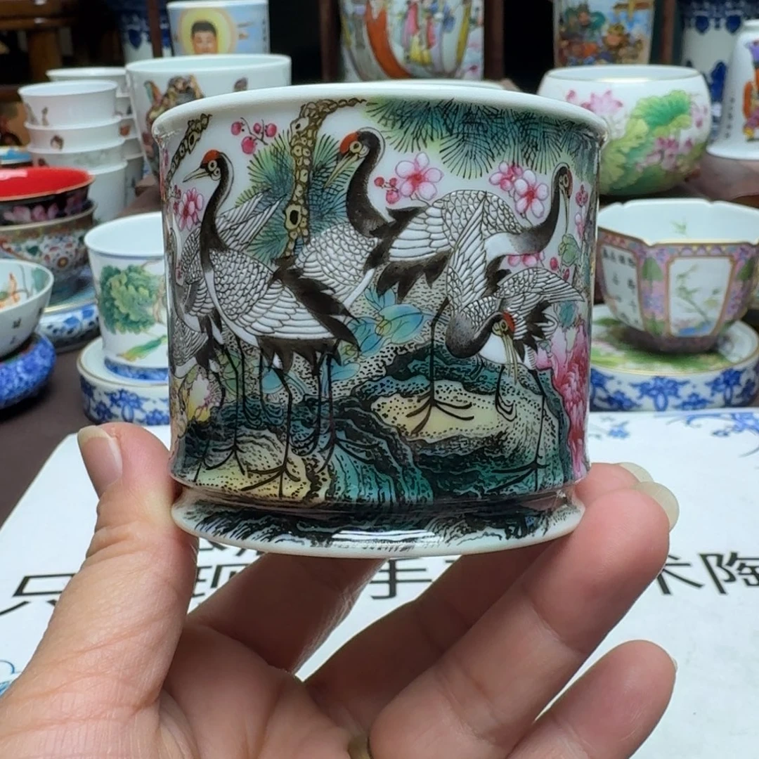 景德镇手工手绘展示