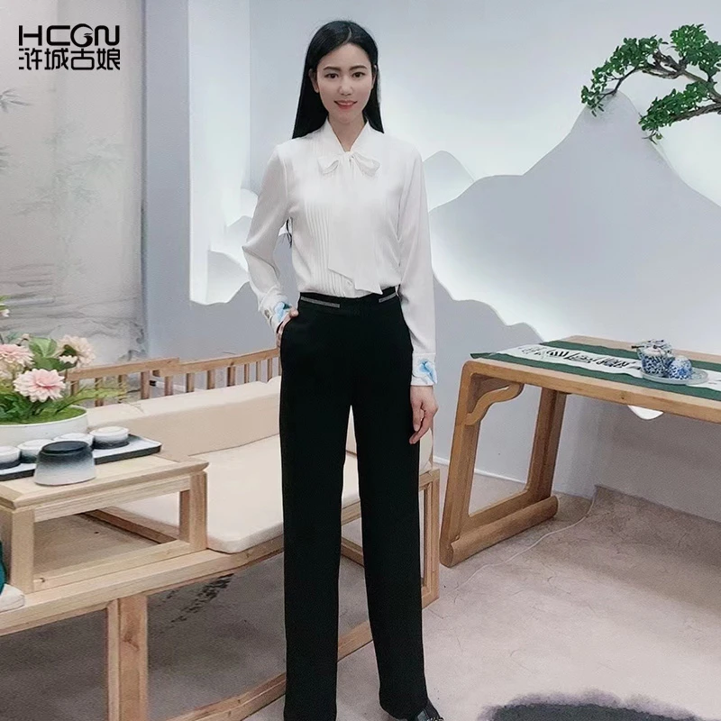 hcgn/浒城古娘妙莹裤子-19A23526