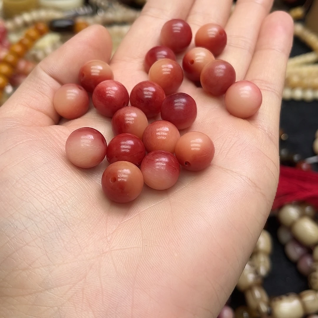 大理石非金属特色手工艺手串单珠