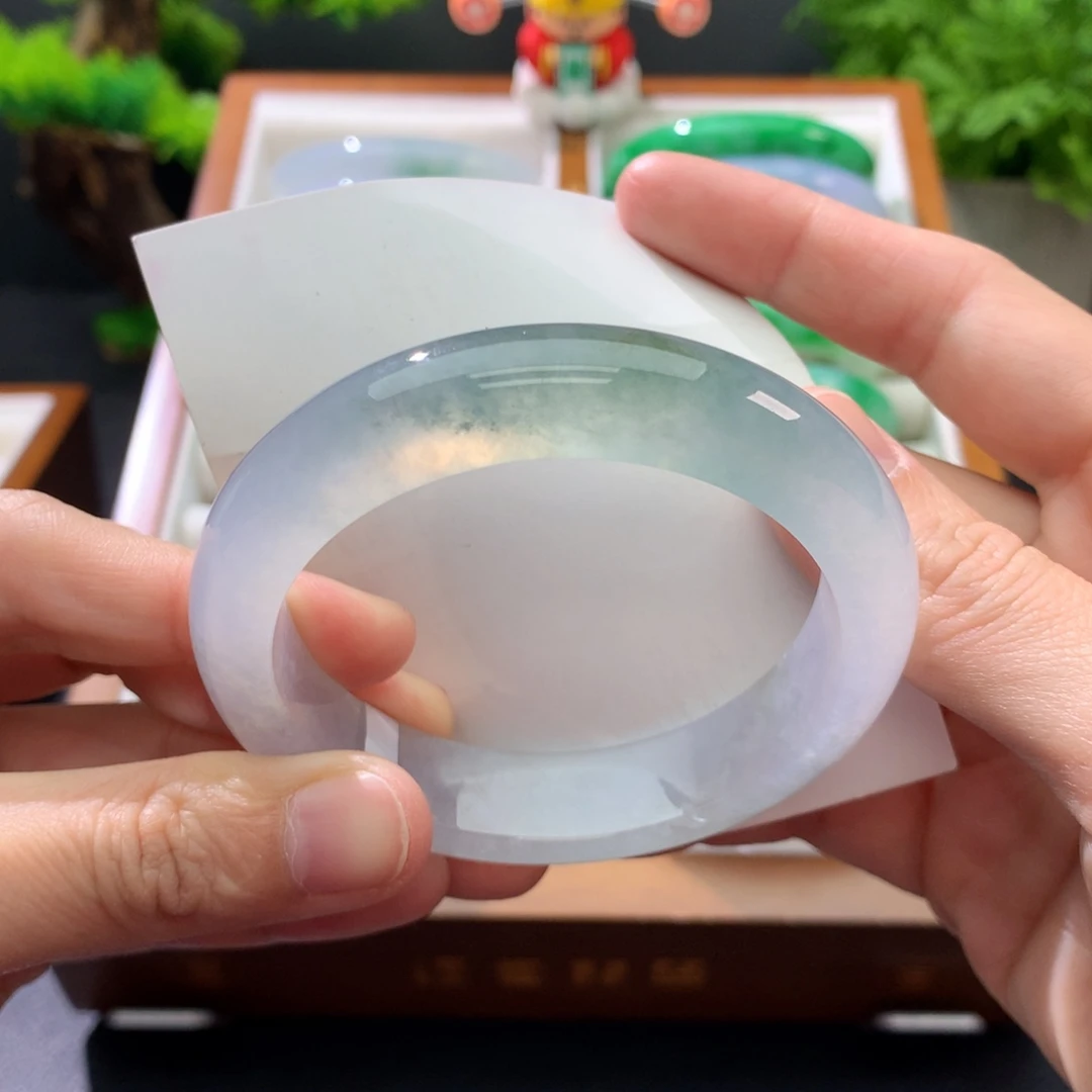 翡翠未镶嵌手镯强推