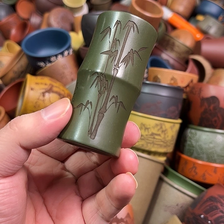 紫砂茶杯全手工紫砂主人杯