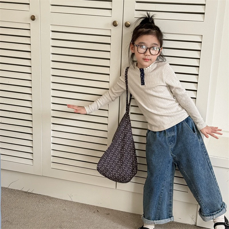儿童新款翻领打底