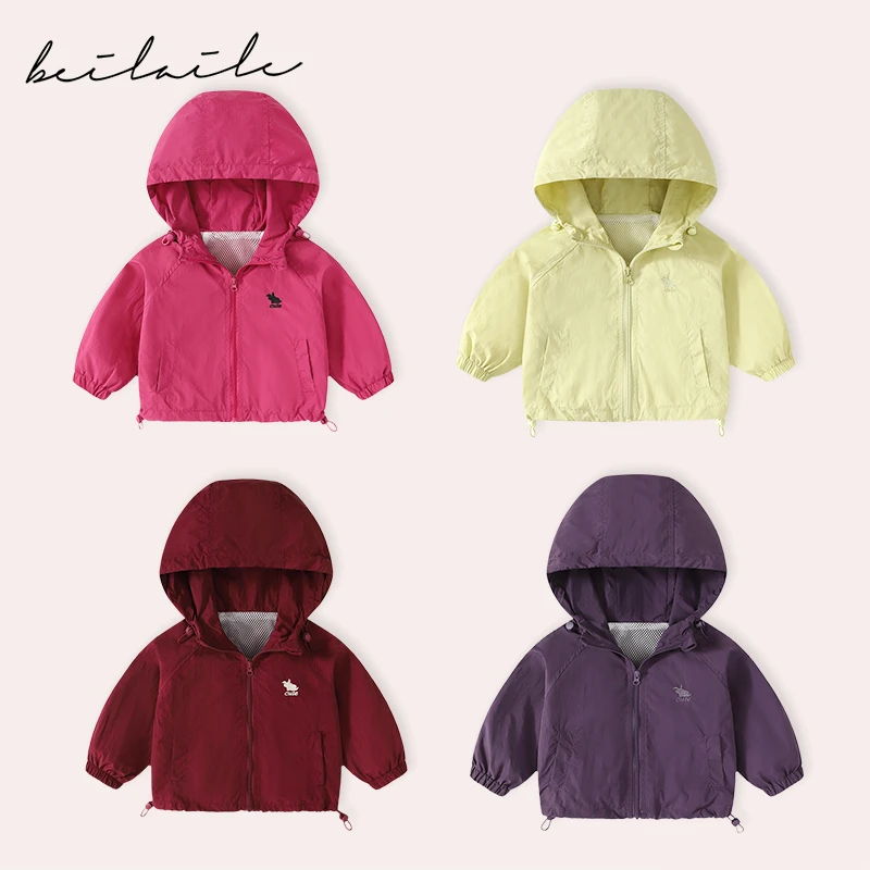 【三防带帽冲锋】婴儿衣服男童圆领卫衣秋冬小童软壳上衣B14