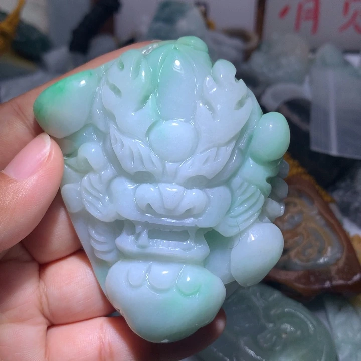 翡翠未镶嵌颈饰保真天然A货翡翠