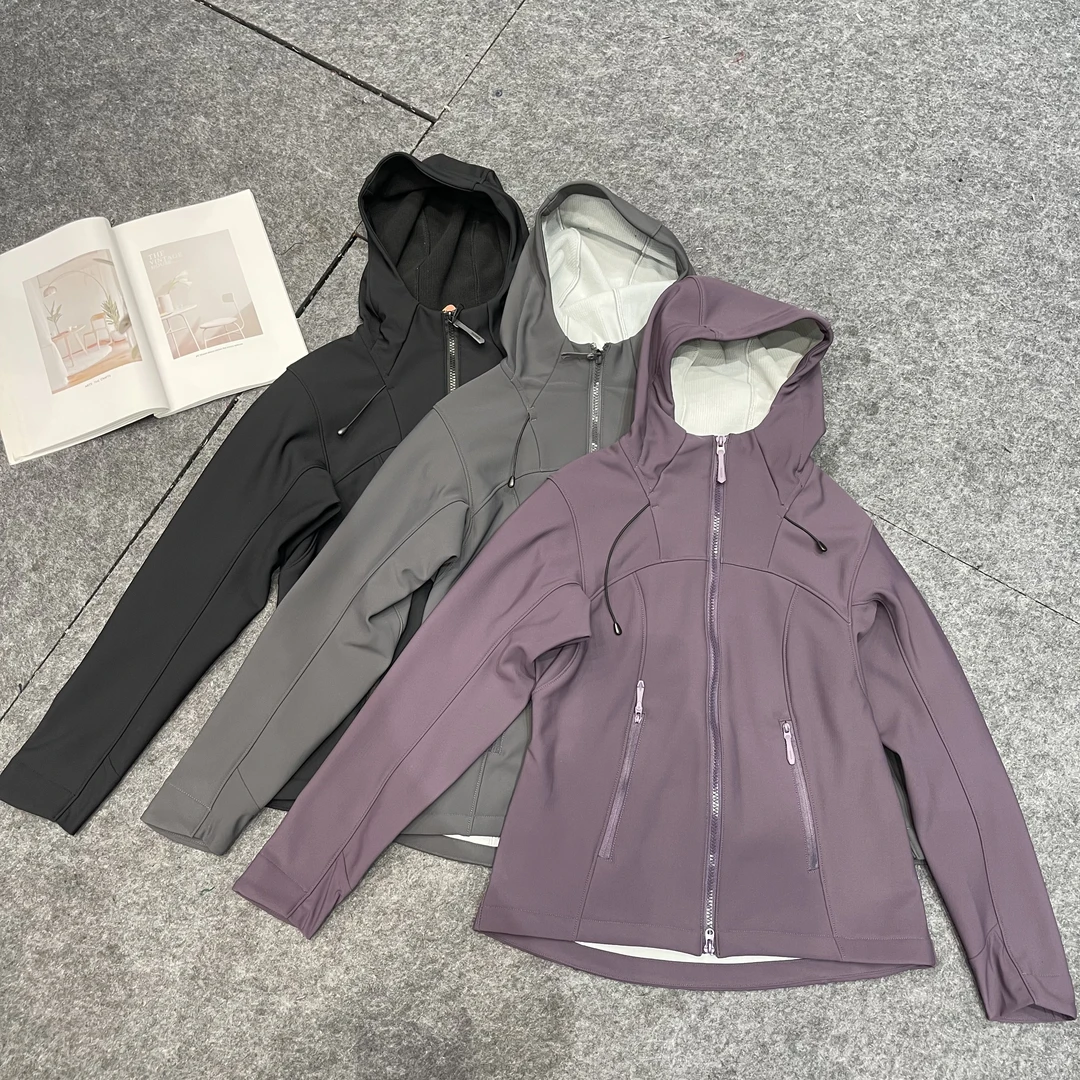 【南油张贝贝】25S秋冬新款气质百搭极简风长袖连帽外套003