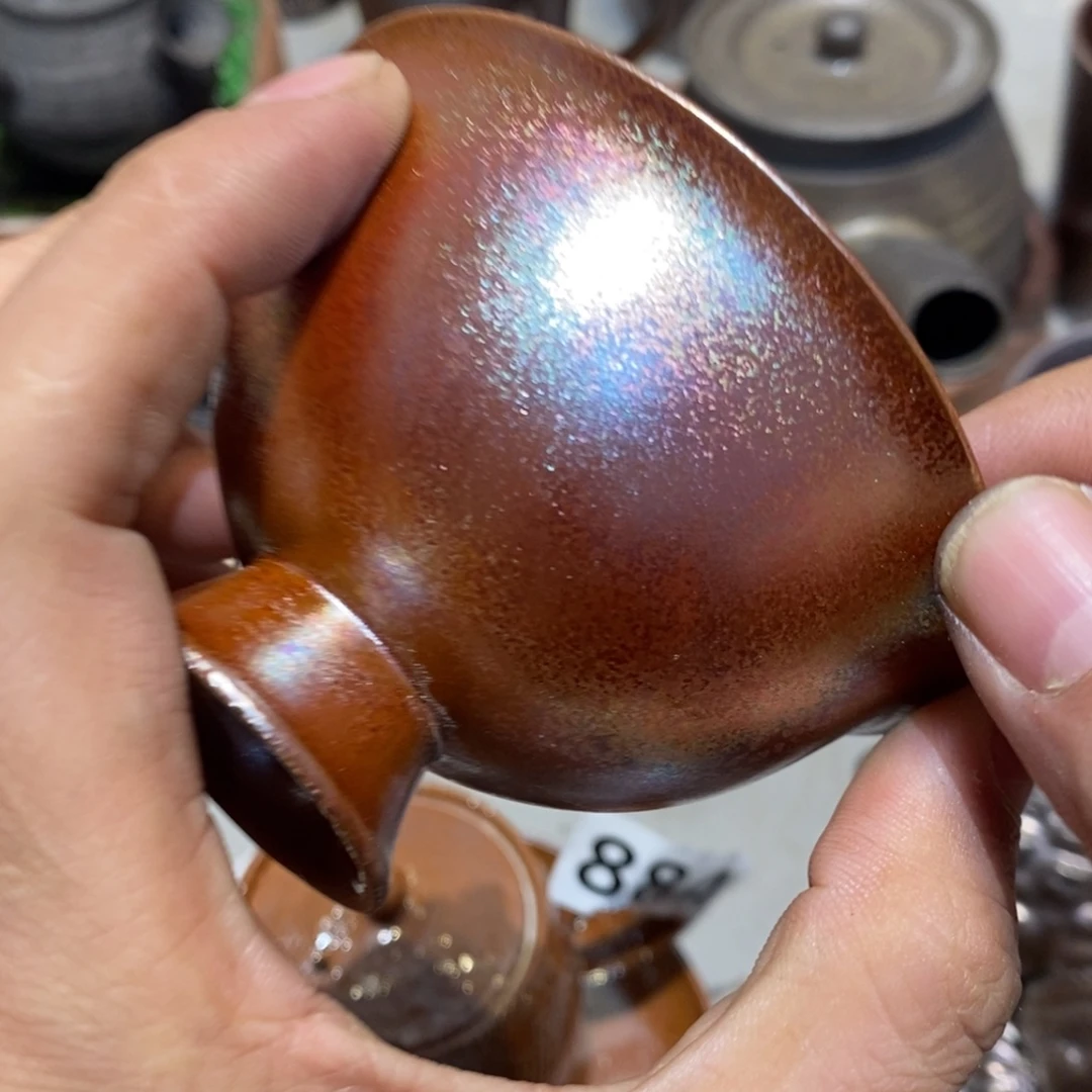 柴烧茶具陶瓷杯子