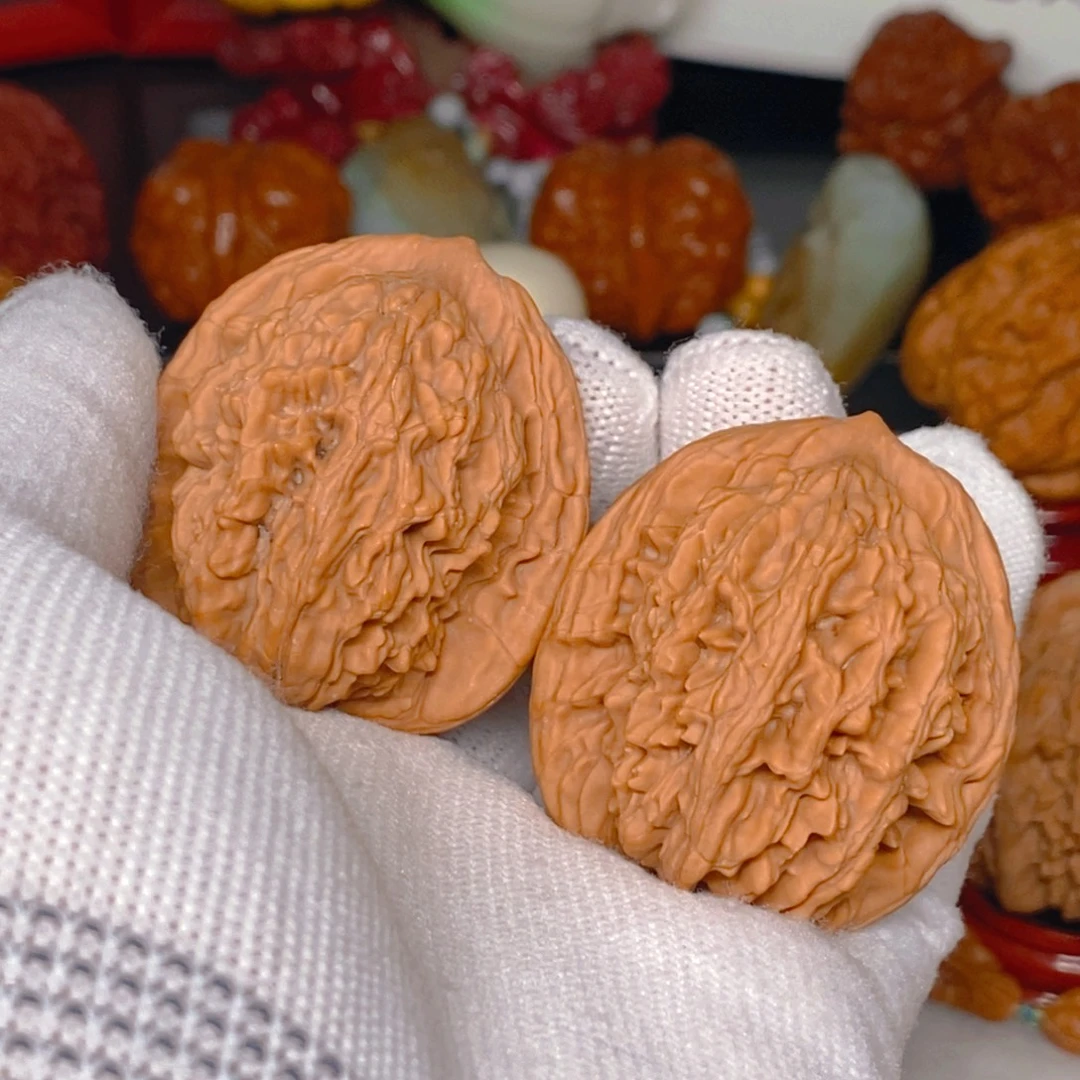 l***梁吊坠文玩核桃麦穗虎头