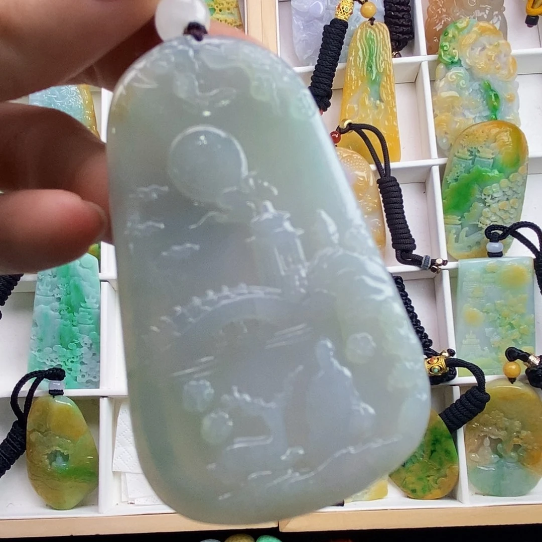 颈饰未镶嵌翡翠翡翠