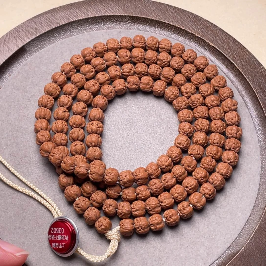 手串金刚菩提水**华梅朵头货佛手108尺寸6➕