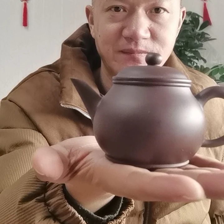 紫砂全手工原矿老紫泥芭乐水平
