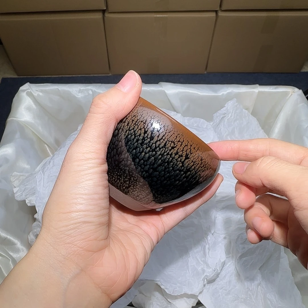 茶盏微瑕建盏，介意勿拍