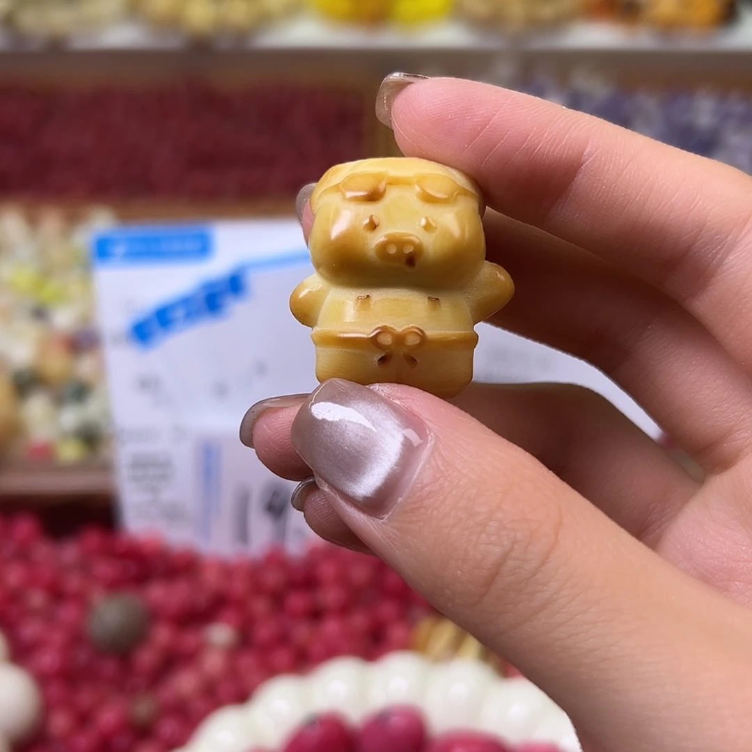 x***0菩提根/象牙果手串眼镜猪炭烤11颗