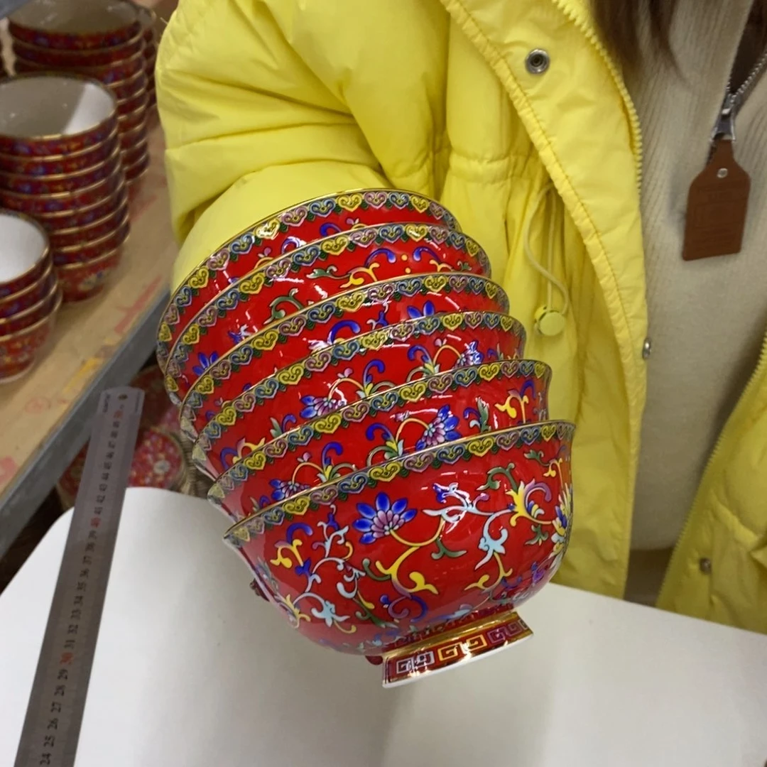 陶瓷6个4.5英寸直径12厘米