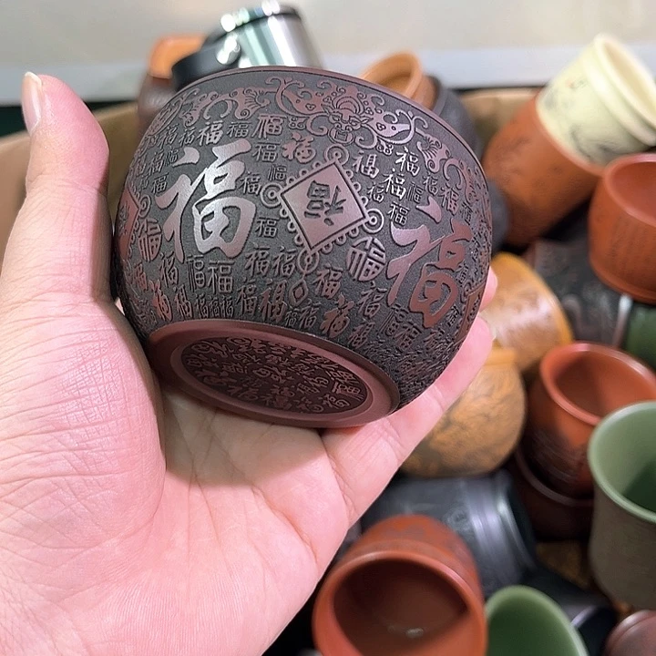 茶杯紫砂全手工紫砂主人杯