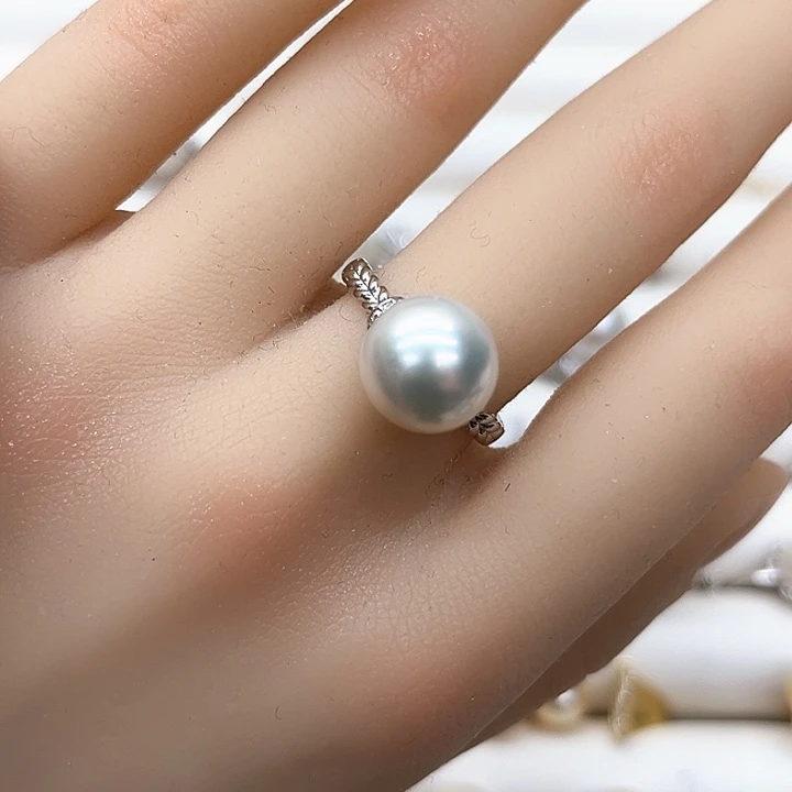 淡水珍珠颈饰银S925镶嵌