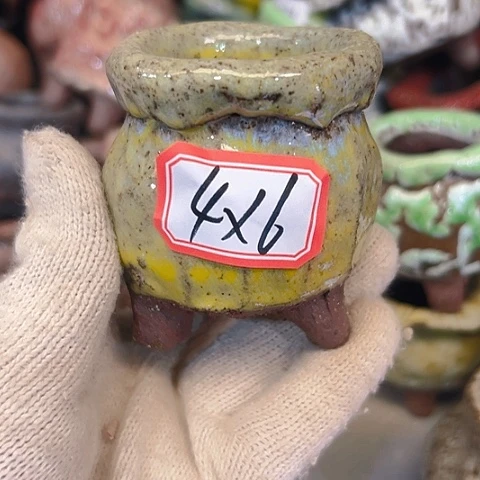 粗陶花盆手工花盆