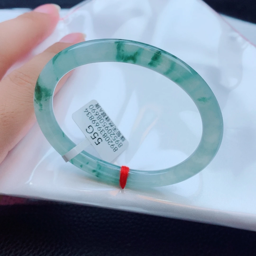翡翠未镶嵌手镯天然缅甸翡翠A货手镯