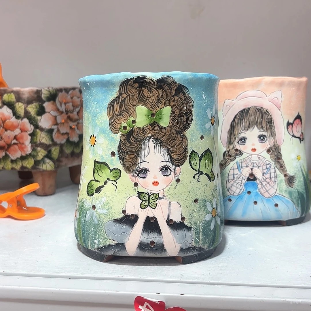 紫砂花盆手工花盆默认微瑕10/14