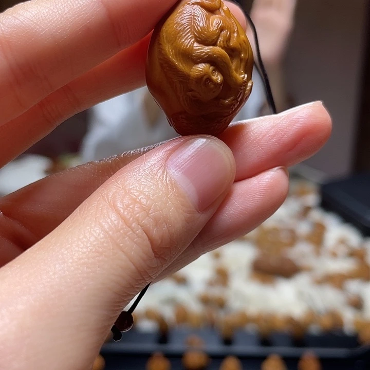 橄榄核吊坠橄榄 猴