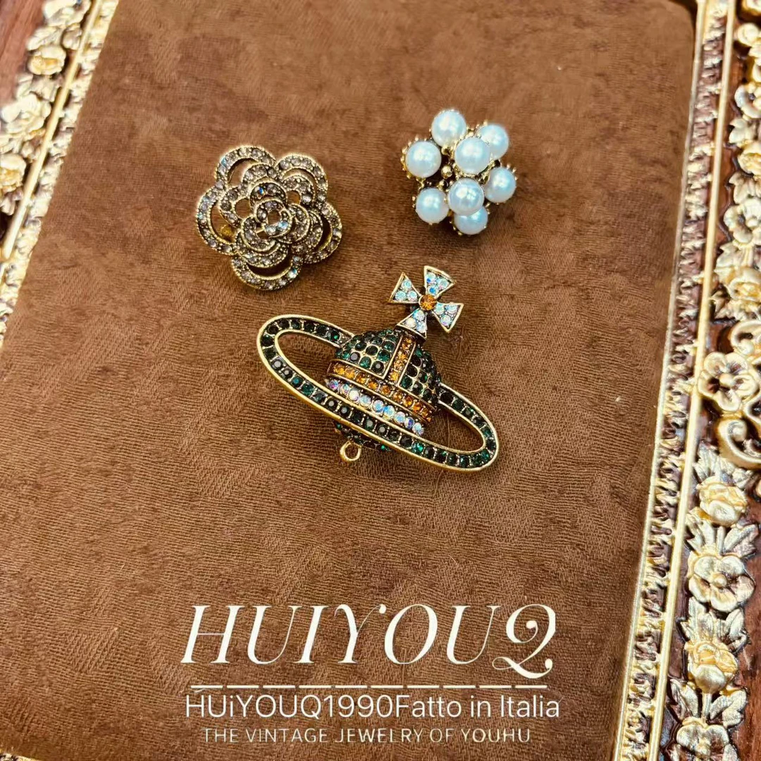 铜合金胸针 【碧落星辰】轻奢复古感胸针158