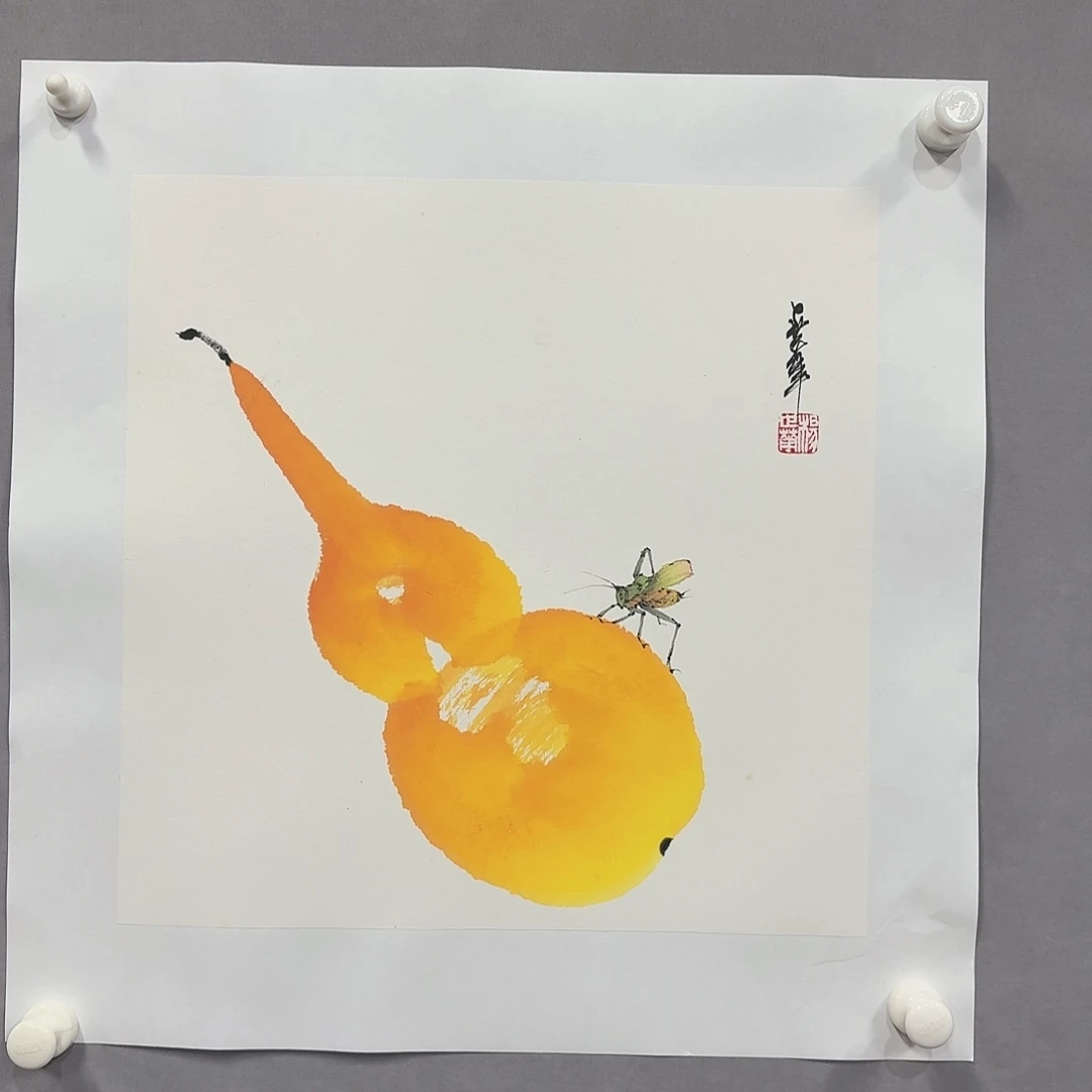 国画亲笔手绘放心去藏